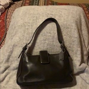 COPY - Vintage Coach dark brown leather